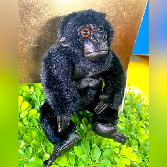 DISNEY STORE NWT VINTAGE 1990s MIGHTY JOE YOUNG BLACK GORILLA BEAN BAG PLUSH - Picture 12 of 13